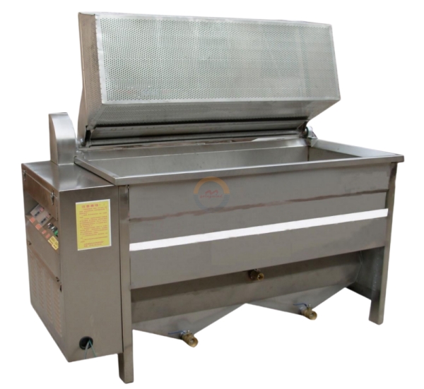 Good Price Automatic Rectangular Electric Batch Fryer Auto Gas Water and Oil Frying Machine Industrial Oil-water Fryer for Sale