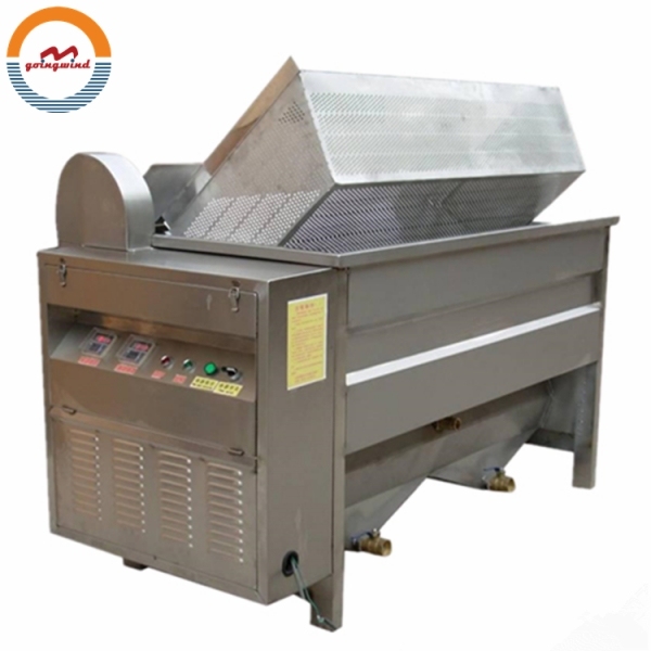 Good Price Automatic Rectangular Electric Batch Fryer Auto Gas Water and Oil Frying Machine Industrial Oil-water Fryer for Sale