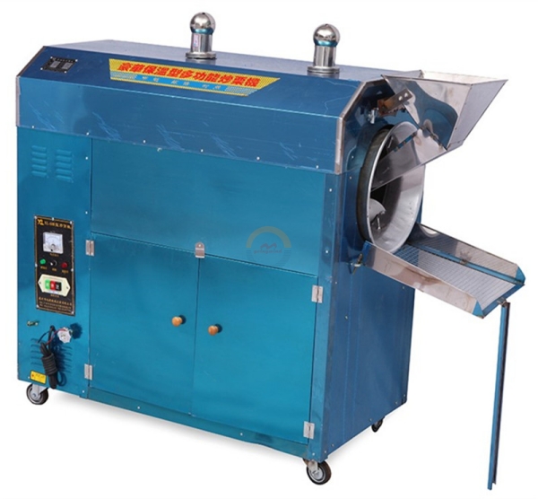 Good Price Automatic Small Corn Rotary Roasting Machine Auto Electric Gas Roasted Maize Mini Rotating Drum Roaster for Sale