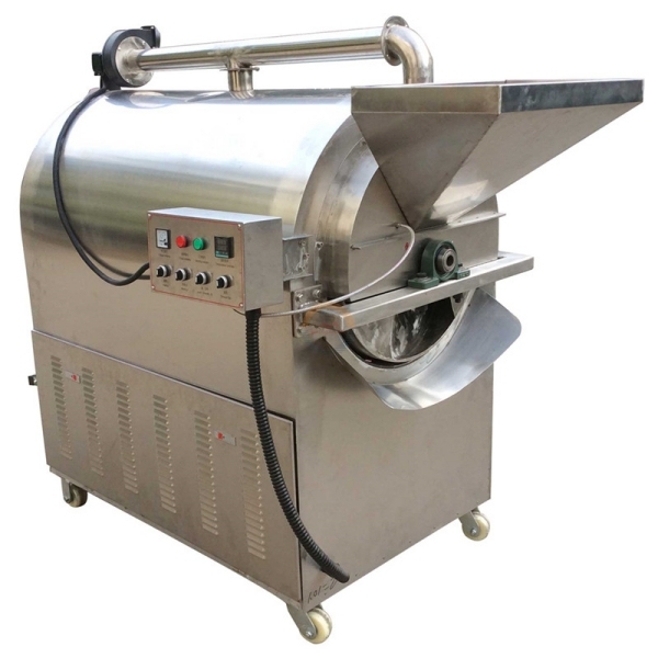 Good Price Automatic Macadamia Nut Roasting and Packaging Machine Auto Electric Gas Macadamia Nuts Rotary Drum Roaster for Sale