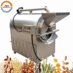 Hot Sale Automatic Maize Roasting Machine Auto Stainless Steel Roasted Corn Nuts Kernel and Grains Electric Gas Rotary Roaster