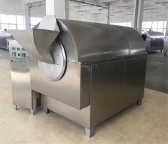 Good Price Automatic Multifunctional Electromagnetic Heated Roasting Machine Auto Nut Seed Bean Induction Drum Roaster for Sale
