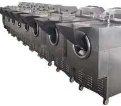 Good Price Automatic Multifunctional Electromagnetic Heated Roasting Machine Auto Nut Seed Bean Induction Drum Roaster for Sale
