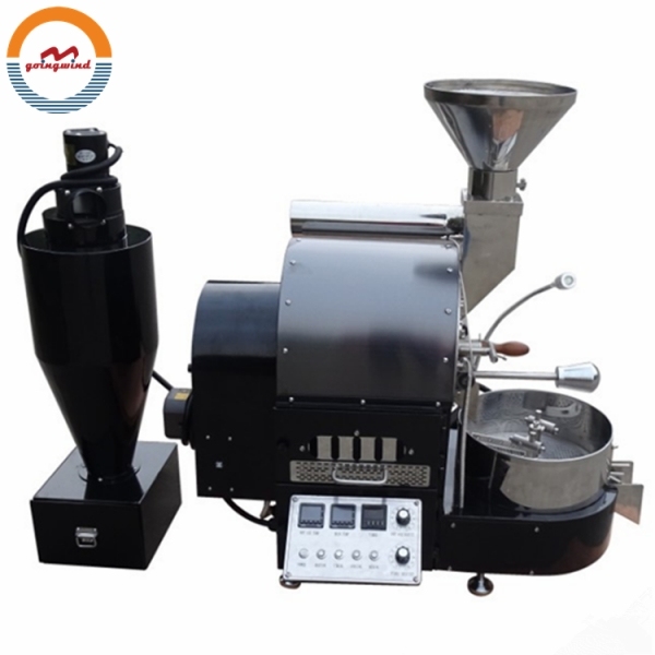 Automatic Small Coffee Bean Roasting Machine Auto Commercial Electric Gas Hot air Coffee Beans Rotary Drum Roaster for Sale