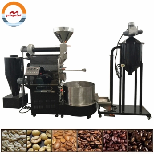 Automatic 120kg Coffee Bean Roasting Machine Auto 50kg 60kg 120 kg Gas Hot air Coffee Beans Rotary Drum Roaster for Sale