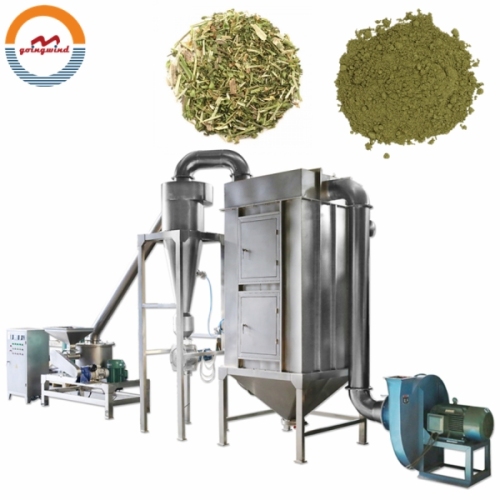 Good Price Automatic Industrial Herb Powder Grinding Machine Auto Herbs Continuous Hammer Mill Grinder Large Pulverizer for Sale