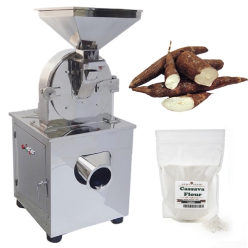 Good Price Automatic Commercial Dry Cassava Flour Grinding Machine Auto Industrial Dried Yam Powder Grinder Hammer Mill for Sale