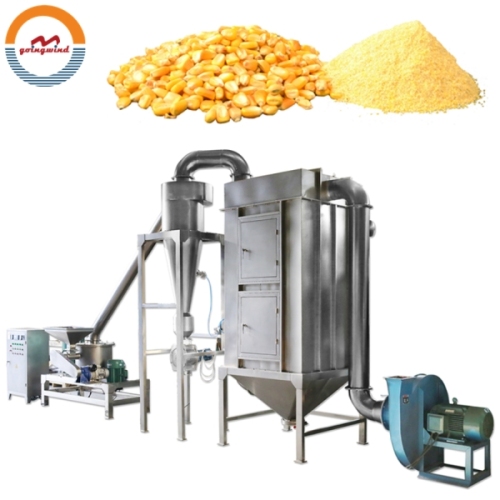 Automatic Industrial Corn Flour Grinding Milling and Packaging Machine Maize Meal Crusher Grinder Mill Plant Machines for Sale