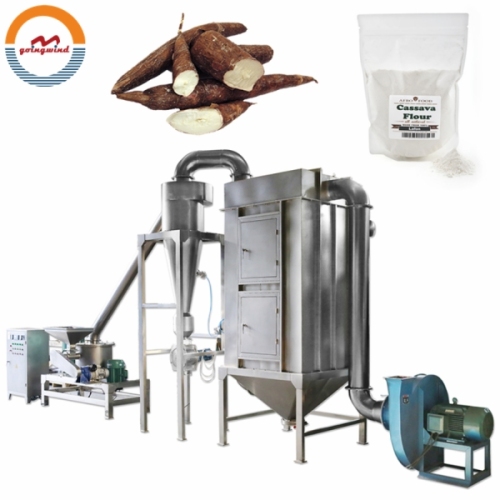 Automatic Industrial Dry Cassava Flour Processing Grinding Milling Machine Auto Industry Dried Yam Grinder Hammer Mill for Sale