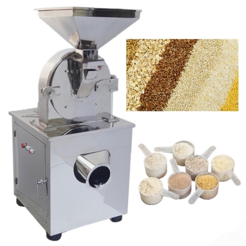 Automatic Grain Flour Crushing Milling Machine Auto Commercial Cereal Powder Crusher Grinder Cereals Pulverizer for Sale