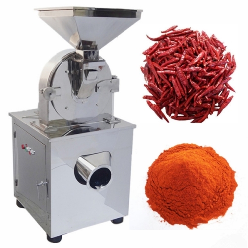 Automatic Red Pepper Chilli Powder Grinding Machine Auto Hot Chili Cayenne Bell Peppers Crushing Milling Pulverizing Grinder