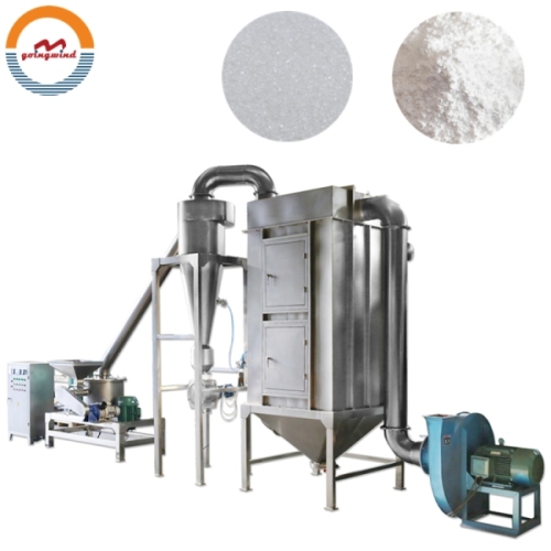 Automatic Icing Sugar Powder Making Grinding Milling Machine Auto Industrial Powdered Micro Sugar Grinder Mill for Sale