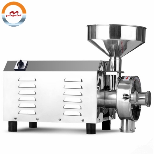 Automatic Small Nut Seed Powder Grinding Machine Auto Dry Nuts and Seeds Lotus Chia Flax Flour Electric Crusher Grinder for Sale