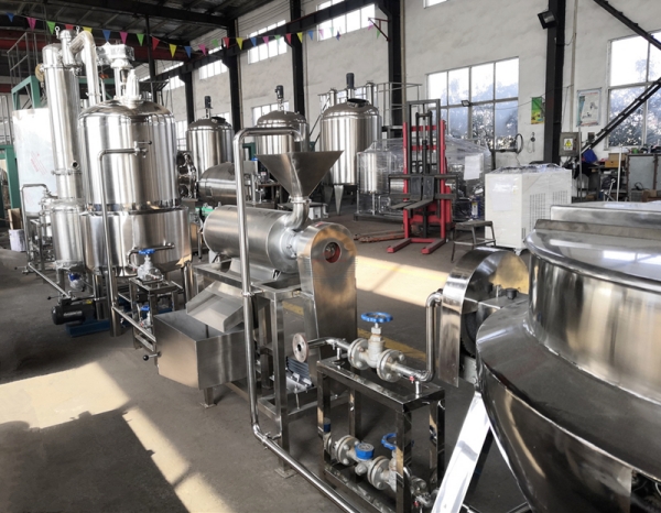 Automatic Small Scale Tomato Sauce Production Line Auto Small Sauce Processing Plant Equipment Machines Making Machine for Sale