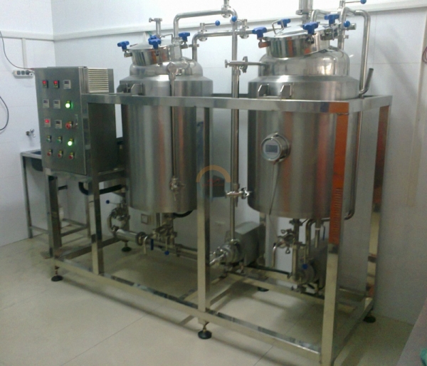 100l Milk Pasteurizer Machine 100 Liter Small Batch Pasteurization tank with Cooling and Homogenizer 100 Liters for Sale