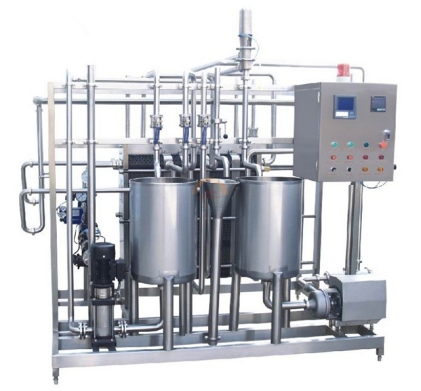 Automatic Small Scale Milk and Juice Pasteurizer Homogenizer Auto Small Ice Cream Beer Pasteurization Machine for Sale