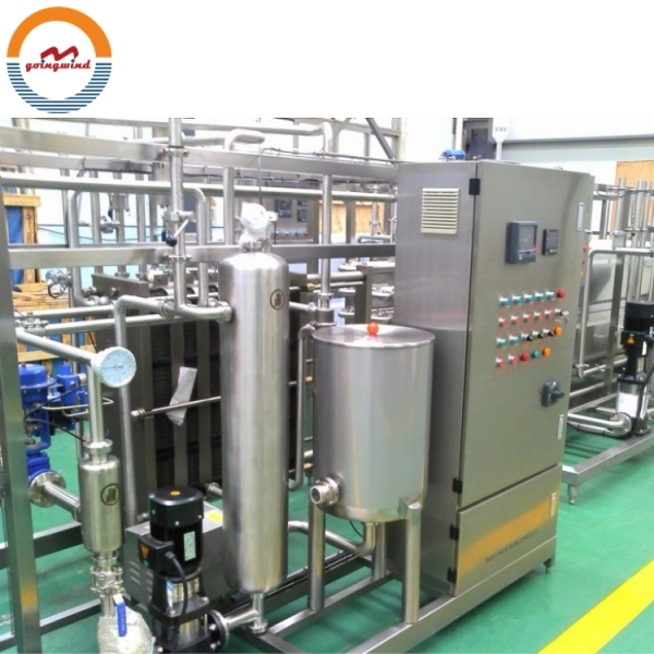 Automatic Ice Cream Plate Pasteurizer Sterilizer Auto Industrial 300l/h to 5000l/h Plate Type Pasteurization Machine for Sale