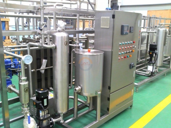 Automatic Commercial Milk Plate Pasteurizer Auto Industrial Plate Type Electric Htst Dairy Pasteurization Machine for Sale
