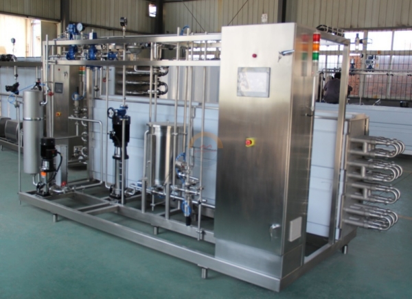Automatic Dairy Tubular Sterilizer Auto Cow Calf Camel Milk Tube in Tube Sterilization Sterilizing Machine Equipment for Sale