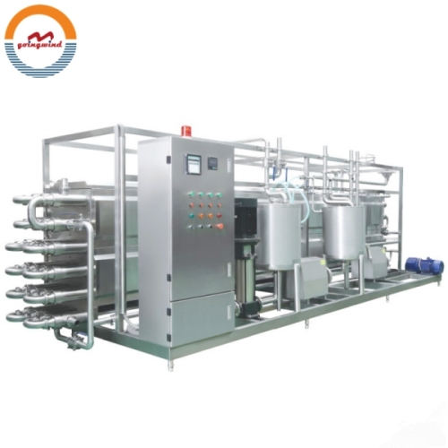 Automatic Calf Milk Tubular Pasteurizer Camel Goat Cow Milk Tube in Tube Pasteurization Machine Pasteurizing Equipment for Sale