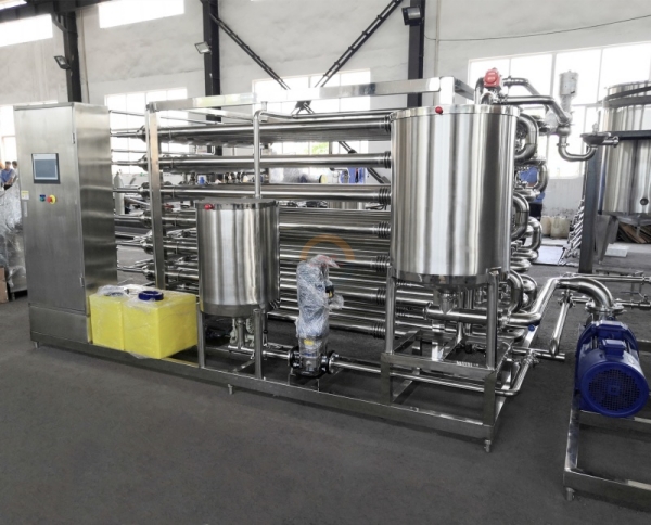 Automatic Dairy Tubular Sterilizer Auto Cow Calf Camel Milk Tube in Tube Sterilization Sterilizing Machine Equipment for Sale