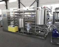 Automatic Dairy Tubular Sterilizer Auto Cow Calf Camel Milk Tube in Tube Sterilization Sterilizing Machine Equipment for Sale