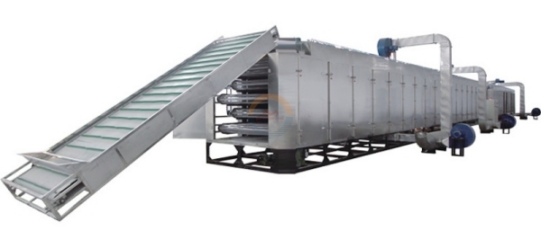 Automatic Cassava Potato Chips Herbs Conveyor Mesh Belt Type Dryer Onion Tea Leaf Herb Continuous Tunnel Drying Machine for Sale