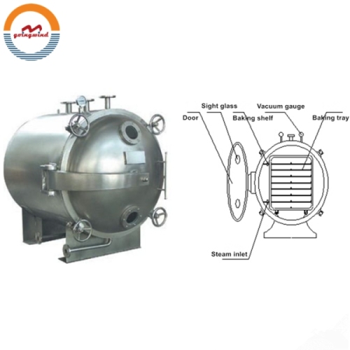Lab Vacuum Drying Oven Small Fruit and Vegetable Vacuum Dryer Machine Mini Food Herb Dehydrator Tray Drier Chamber for Sale