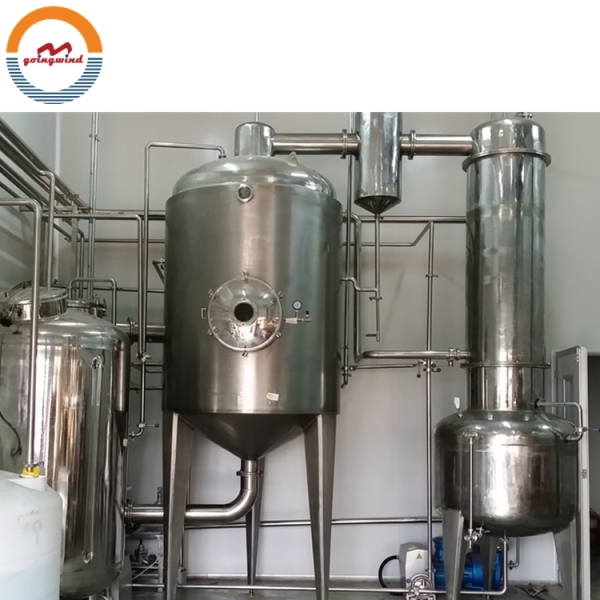 Fruit Juice Vacuum Evaporator Small Scale Juice Concentrate Concentrated Juices Falling Film Concentrator Machine for Sale