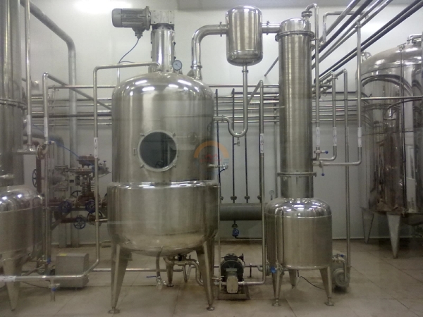 Tomato Paste Vacuum Evaporator Concentrator Small Tomato Sauce Pulp Ketchup Juice Concentration Machine Dehydrator for Sale