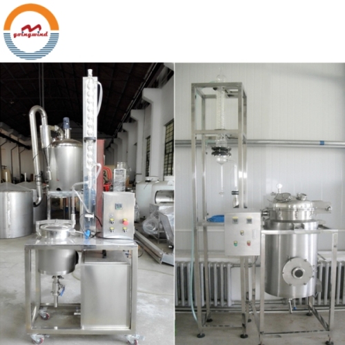 Automatic Stainless Steel Cinnamon Essential Oil Distiller Cinnamons Oil Small Steam Distillation Machine Extractor for Sale
