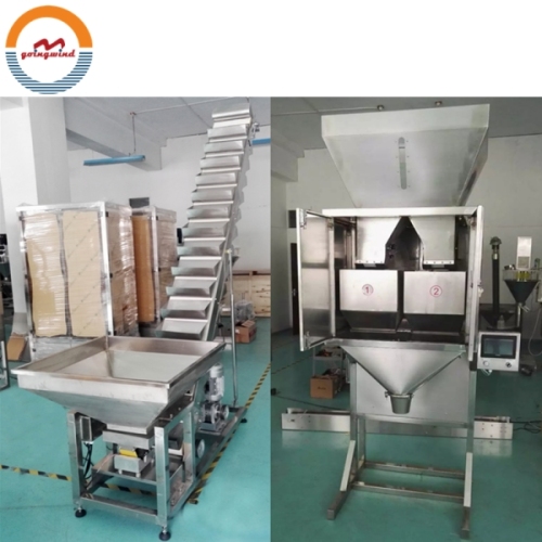 Semi-automatic Granule Packing Machine Semi Auto Plastic Paper Bag Weighing Filling Packaging Machinery Mini Weigh Filler Packer