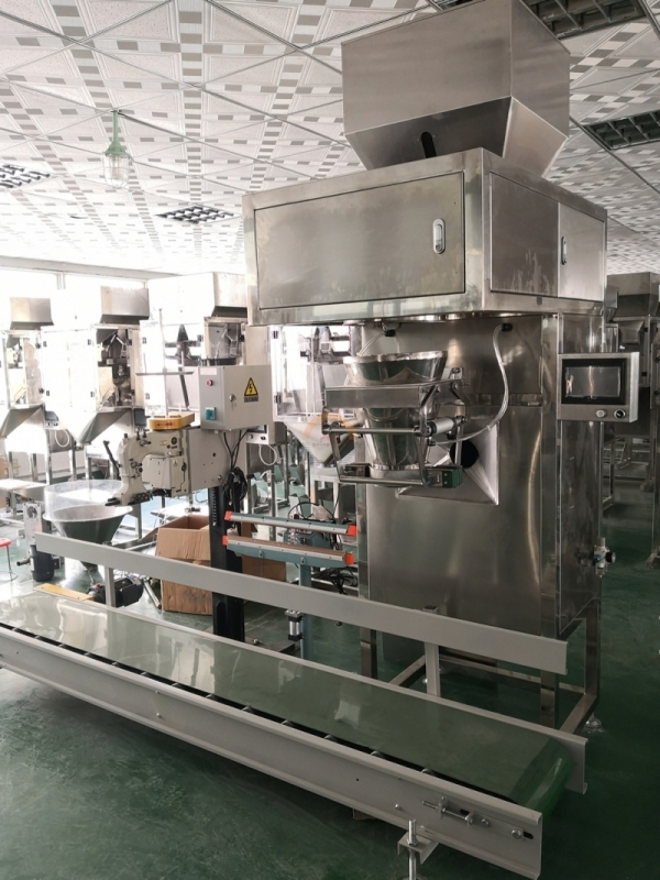 20kg 25kg 50kg Filling Bagging Machine Rice Granule Semi Automatic 20 25 50 kg Premade Open Mouth Bag Weighing Packing Equipment