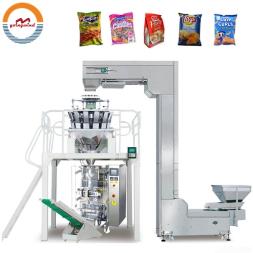Automatic Frozen French Fries Weighing Filling and Packing Machine Auto Frozen Potato Chips Bag Packaging Machinery for Sale