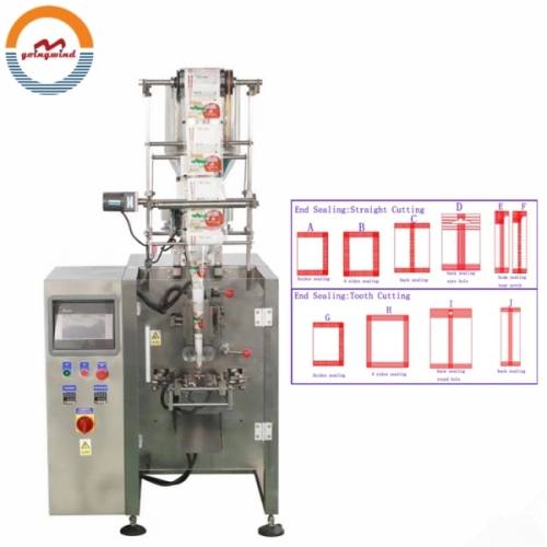 Automatic 3 4 Side Seal Sachet Packing Machine Auto Four Sides Sealing Form Bag Vertical Filling Packaging Machinery for Sale