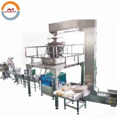 Automatic Jar Bottle Granule Weighting Filling Capping Machine Auto Nut Bean Grain Weighing Packaging Line Machinery for Sale