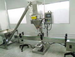Automatic Spice Powder Jar Filling Capping and Packing Machine Auto Seasoning Plastic Glass Bottle Packaging Machinery for Sale