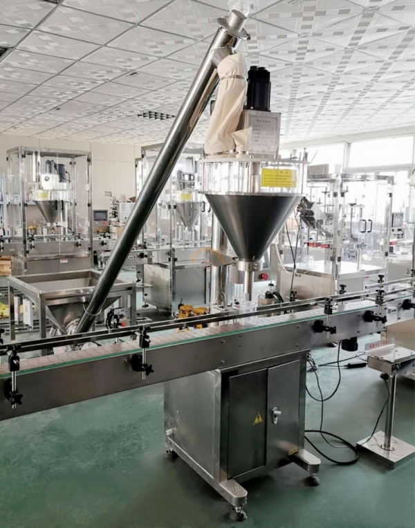 Automatic Milk Powder Tin Can Filling Packing Machine Auto Powder Canning Sealing Packaging Machinery Filler Packer for Sale
