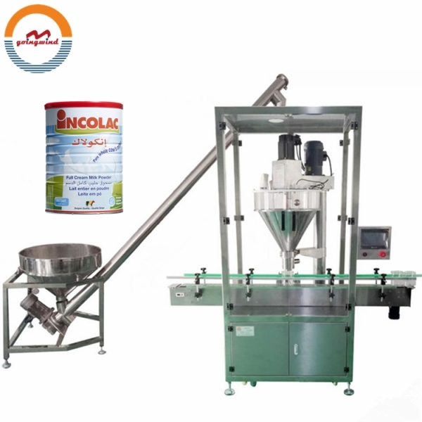 Automatic Milk Powder Tin Can Filling Packing Machine Auto Powder Canning Sealing Packaging Machinery Filler Packer for Sale