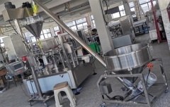 Automatic Zipper Pouch Powder Filling Packing Machine Zip Lock Stand up Paper Bag Doypack Flour Packaging Machinery for Sale