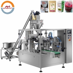 Automatic Zipper Pouch Powder Filling Packing Machine Zip Lock Stand up Paper Bag Doypack Flour Packaging Machinery for Sale