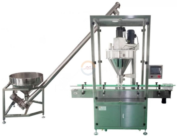 Automatic Spice Powder Jar Filling Capping and Packing Machine Auto Seasoning Plastic Glass Bottle Packaging Machinery for Sale