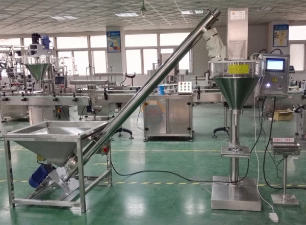 Semi Automatic Coffee Filling Packing Machine Manual Spice Powder Packaging Machinery 500g 1000g Auger Filler Packer for Sale