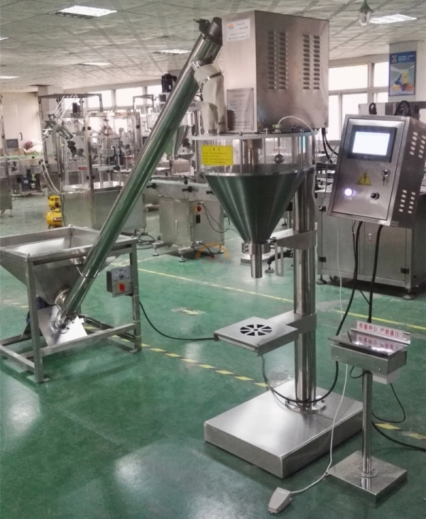 Semi Automatic Coffee Filling Packing Machine Manual Spice Powder Packaging Machinery 500g 1000g Auger Filler Packer for Sale