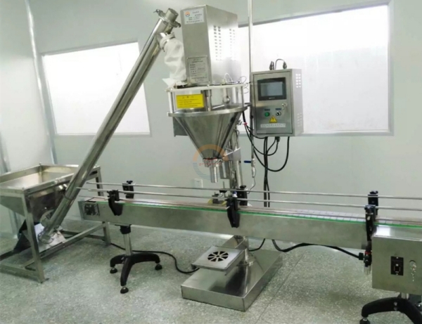 Automatic Milk Powder Tin Can Filling Packing Machine Auto Powder Canning Sealing Packaging Machinery Filler Packer for Sale