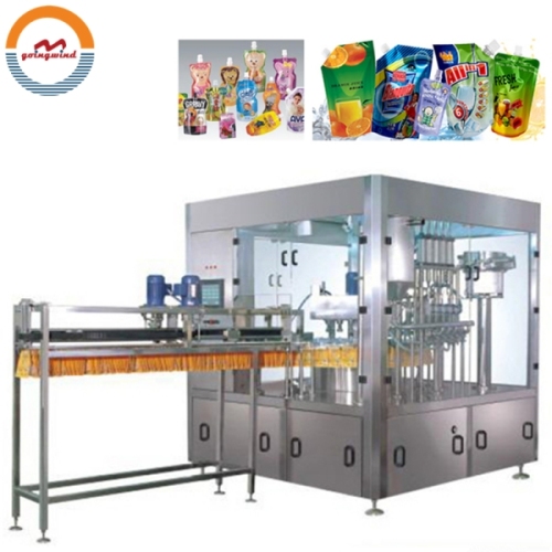 Automatic Fruit Juice Beverage Doypack Filling Packing Machine Auto mango Pulp Pre-made Pouch Bag Packaging Equipment for Sale