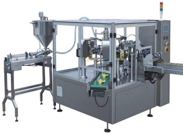 Automatic Sauce Paste Stand up Pouch Filling and Sealing Packing Machine Tomato Ketchup Premade Bag Rotary Packaging Equipment