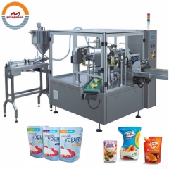 Automatic Sauce Paste Stand up Pouch Filling and Sealing Packing Machine Tomato Ketchup Premade Bag Rotary Packaging Equipment