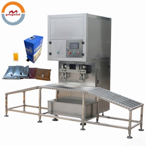Automatic Bag in Box Filling Packing Machine Fully Auto Liquid Juice Wine Water Oil Paste Bib Pouch Packaging Filler for Sale