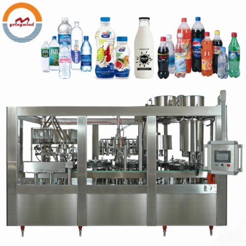 Automatic Plastic Bottle Filling and Packing Machine Hot Liquid Pet Packaging Line Equipment Bottling Plant Machinery for Sale